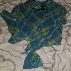 Ralph Lauren Tie up crop top